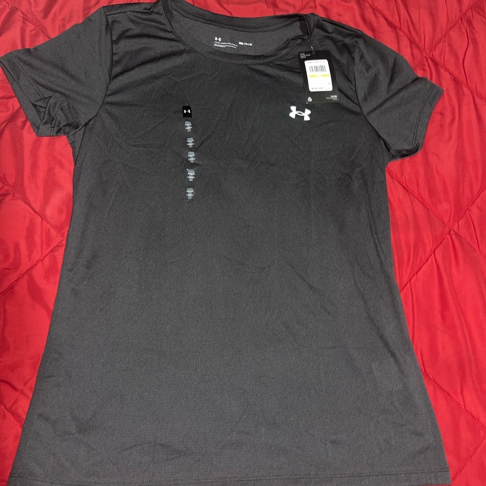 Under Armour Women's Charcoal Short Sleeve Tee
